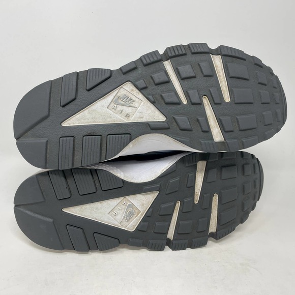 Nike Air Huarache Run Trainers Grey/Silver/White Womens 8 S1131-700 - Picture 10 of 11